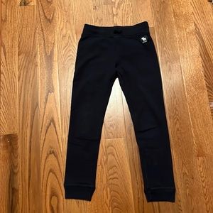 Abercrombie girls navy sweat pants sizes 7/8.